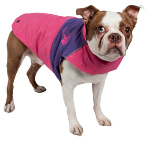 Touchdog Lightening-Shield Waterproof 2-in-1 Convertible Dog Jacket w/ Blackshark technology - Doggy Sauce