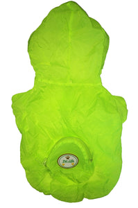 Pet Life The Ultimate Waterproof Thunder-Paw Adjustable Zippered Folding Travel Dog Raincoat - Doggy Sauce