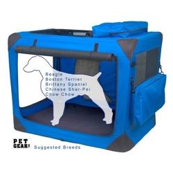 Medium Deluxe Soft Crate, Generation II - Blue Sky - Doggy Sauce