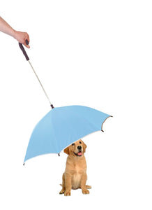 Pet Life Pour-Protection Umbrella With Reflective Lining And Leash Holder - Doggy Sauce