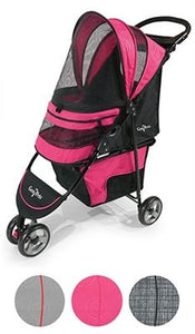 Gen7Pets™ Regal™ PLUS Gray Shadow Pet Stroller - Doggy Sauce