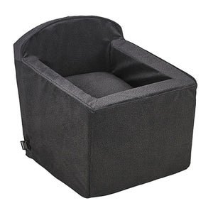 Bowsers Pet Products Flint Microlinen Booster Seat with Flint Piping - Doggy Sauce