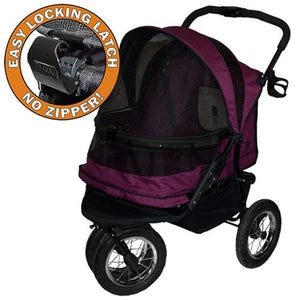 Pet Gear No-Zip Double Pet Stroller - Doggy Sauce