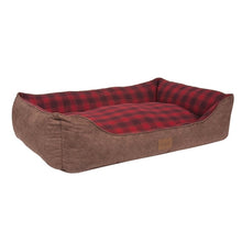 Carolina Pet Company Red Ombre Plaid Kuddler - Doggy Sauce