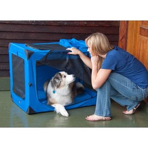 Medium Deluxe Soft Crate, Generation II - Blue Sky - Doggy Sauce