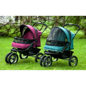 Pet Gear No-Zip Double Pet Stroller - Doggy Sauce