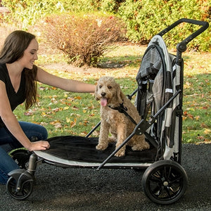 Pet Gear Expedition No-Zip Pet Stroller - Doggy Sauce