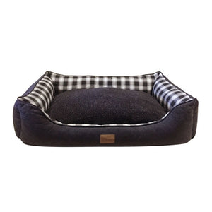 Carolina Pet Company Charcoal Ombre Plaid Kuddler - Doggy Sauce