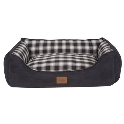 Carolina Pet Company Charcoal Ombre Plaid Kuddler - Doggy Sauce