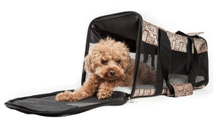 Pet Life Airline Approved 'Flightmax' Collapsible Pet Carrier - Doggy Sauce