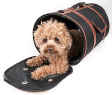 Pet Life Airline Approved Fashion Cylinder Posh Pet Carrier - Doggy Sauce