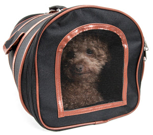 Pet Life Airline Approved Fashion Cylinder Posh Pet Carrier - Doggy Sauce