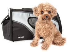 Pet Life Airline Approved Phenom-Air Collapsible Pet Carrier - Doggy Sauce