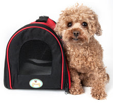 Pet Life Airline Approved Folding Zippered Sporty Mesh Pet Carrier - Doggy Sauce