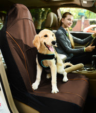 Pet Life Open Road Mess-Free Single Seated Safety Car Seat Cover Protector For Dog, Cats, And Children - Doggy Sauce