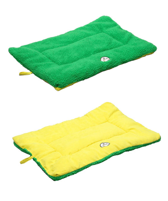 Eco-Paw Reversible Eco-Friendly Pet Bed Mat - Doggy Sauce