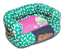 Pet Beds Touchdog Lazy-Bones Rabbit-Spotted Premium Easy Wash Couch Dog Bed - Doggy Sauce