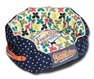 Pet Beds Touchdog Butterfly Rounded Premium Designer Dog Bed - Doggy Sauce