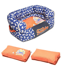 Pet Beds Touchdog Lazy-Bones Rabbit-Spotted Premium Easy Wash Couch Dog Bed - Doggy Sauce
