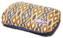 Pet Beds Touchdog 70's Vintage-Tribal Throwback Diamond Patterned Ultra-Plush Rectangular Rounded Dog Bed - Doggy Sauce