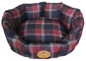 Pet Life Wick-Away Nano-Silver and Anti-Bacterial Water Resistant Round Circular Dog Bed - Doggy Sauce