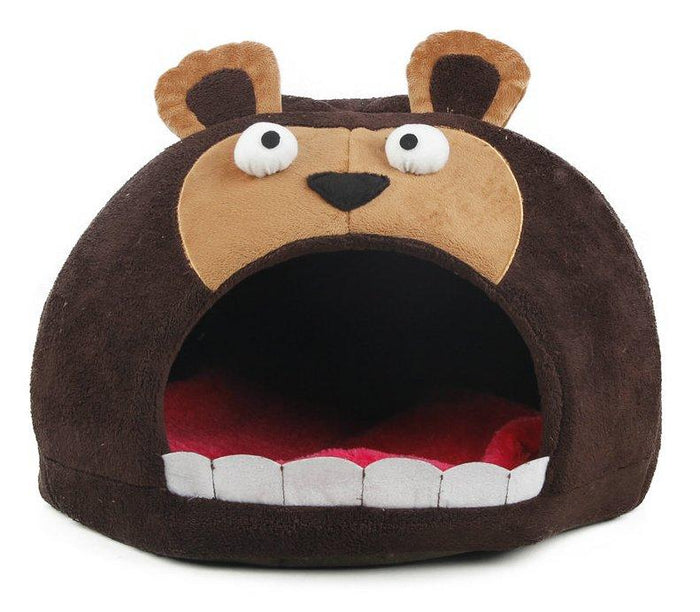 Pet Life Roar Bear Snuggle Plush Polar Fleece Pet Bed - Doggy Sauce