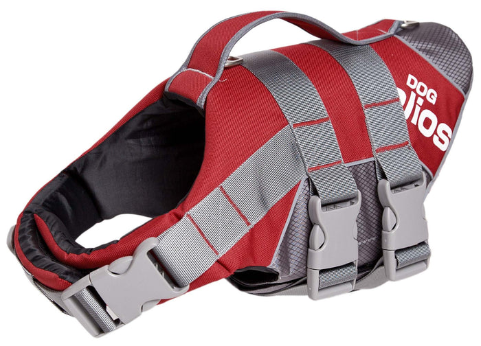 Helios Splash-Explore Outer Performance 3M Reflective and Adjustable Buoyant Dog Harness and Life Jacket - Doggy Sauce