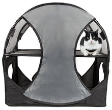 cat tree,cat house,kitty tree,cat teaser,cat maze,cat tunnel,collapsible cat tree,folding cat tree,cat lounge,kitty lounge,cat lounger,travel cat house,cat toys,kitty tunnel,pet life