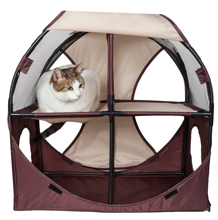 cat tree,cat house,kitty tree,cat teaser,cat maze,cat tunnel,collapsible cat tree,folding cat tree,cat lounge,kitty lounge,cat lounger,travel cat house,cat toys,kitty tunnel,pet life