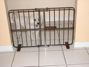 Crown Pet Flexi Fit Pressure-Mounted Pet Gate - 31" High - Doggy Sauce