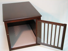 Crown Pet Crate Table Large Espresso Finish - Doggy Sauce